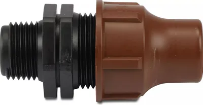 Produktbild von Rain Bird Kupplung PP 16 mm x 1/2" Lock x Außengewinde Braun Typ BF-82-50