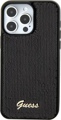Image de Guess Case Cover Housse de portable Etui Futeral pour Apple iPhone 15 Noir