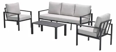 Produktbild von Garden Impressions Springs Loungeset - 4-teilig - carbon black - desert sand