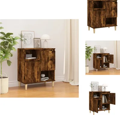 Produktbild von vidaXL Sideboard Räuchereiche 60x35x70 cm Holzwerkstoff -  Sideboards
