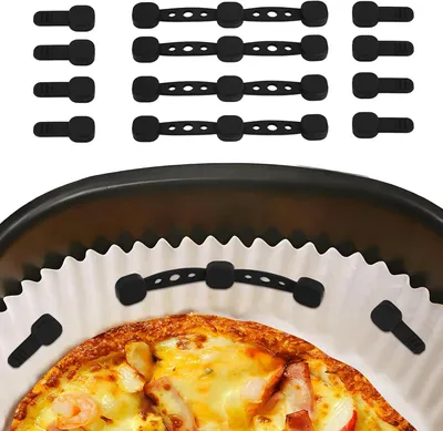 Produktbild von Magnetische Silikonschnallen für Heißluftfritteusen, 12 Stück