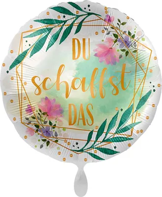 Produktbild von 18"/Ø43cm Folienballon  "DU schaffst DAS"