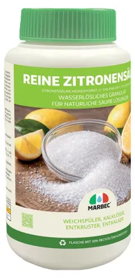 Produktbild von REINES ZITRONENSÄURE - Natürlicher Kalkentferner, Weichspüler und vielseitiger Entkalker - 1KG