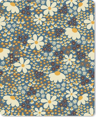 Produktbild von MuchoWow® Mauspad Mousepad Blumen - Muster - Gänseblümchen 19x23 cm - Mousepads - Maus Mat - Pad - Mausunterlage - Mauspads - Spielen