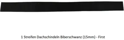 Obrázek produktu pro 1 řada střešních šindelů typu „Biberschwanz“ (15 mm) – hřeben