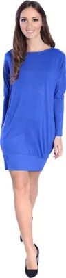 Obrázek produktu pro Dámské oblečení Casual Longshirt Fashion Minikleid Cocktailkleid, Blau/2XL/3XL