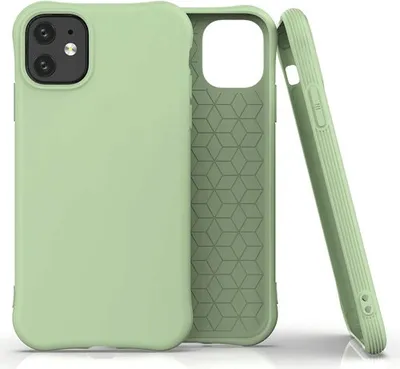 Produktbild von starfix Silikon-Hülle Color Case für Apple iPhone 11 grün