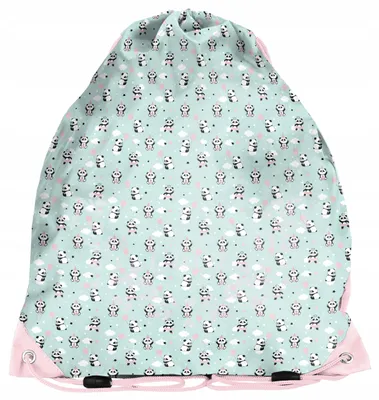 Produktbild von Paso Schuhbeutel Panda für Mädchen mit Kordelzug