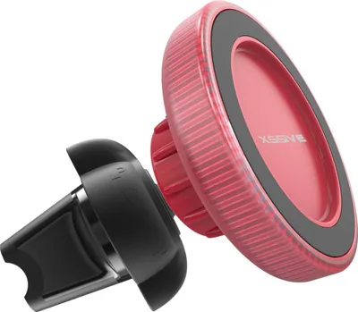 Image de Porte-téléphone magnétique de voiture pivotant à 360° Rouge