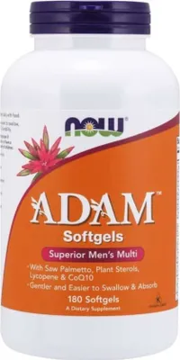Produktbild von Now Foods, Adam, Superior Multi für Männer, 180 Weichkapseln, glutenfrei