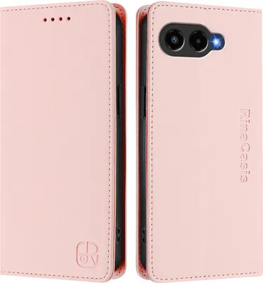 Produktbild von Lederhülle für T-Mobile Revvl 8/T Phone 3 Hülle Flip Brieftasche Kartenfächern Ständer Schutzhülle Pink