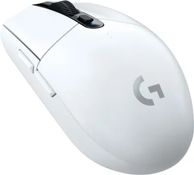 Zdjęcie produktu dla Logitech G G305, Po prawej stronie, Optyczny, RF Wireless, 12000 DPI, 1 ms, Biały