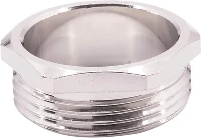 Produktbild von Druckschraube PG21x1,588 MSD-PG21 Sechskant Messing (CuZn) vernickelt Gewindelänge 8,0mm - 1 Stück