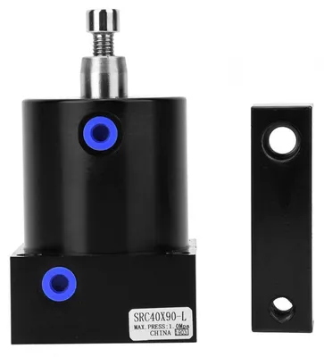 Productafbeelding van Pmatische Scharniercilinder - 90 Graden Draaiend - Geschikt voor Diverse Toepassingen - 40 mm Boorgatdiameter - Maximaal 10,3 kgf/cm d...