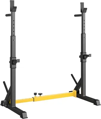 Produktbild von Squat Rack Hantelständer, Kniebeugenständer, verstellbare Langhantelablage höhenverstellbar, Multifunktions Barbell Rack für für Sportstudio Zuhause Gewichtheben Bankdrücken bis 250 kg