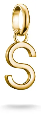 Image de Thomas Sabo Charm pendentif lettre S Connect doré