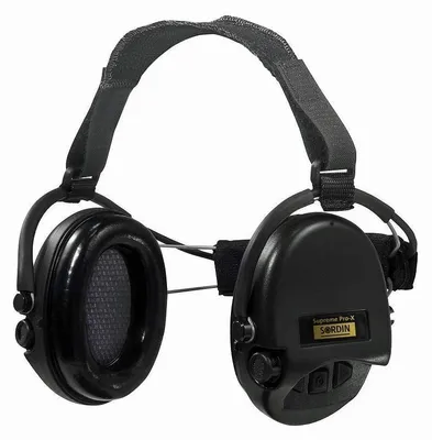 Aktiver Gehörschutz Supreme Pro-X, Nackenbügel, schwarz, EN 352