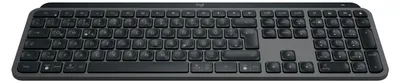 Zdjęcie produktu dla Logitech MX Keys S, Bezprzewodowy, Bluetooth, Przełącznik nożycowy, QWERTZ, LED, Grafitowy