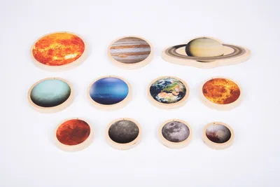 Obrázek produktu pro Tickit Solar System Discs, 1 rok/roky, Dřevo, Dřevo, Vícebarevný