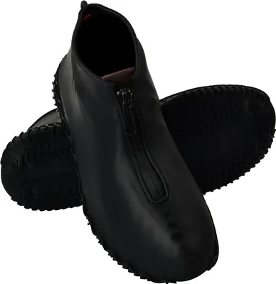 Produktbild von Silikon-š¹berschuhe, wasserdicht, wiederverwendbar, rutschfest, ideal fš¹r Regenstiefel, Schnee, Wš¹ste und Strand. Geeignet fš¹r Kinder, Damen und Herren (Schwarz, Gr??e XL [42šC46]).
