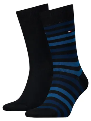 Image de TOMMY HILFIGER Herren Socken, 6er Pack - Chaussettes classiques pour hommes, ECOM Marine 47-49