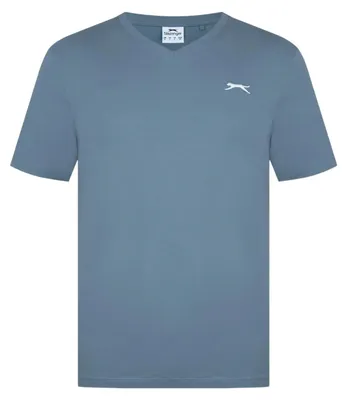 Produktbild von Slazenger - T-Shirt für Herren, Baumwolle GT22231 (XXL) (Schiefer)