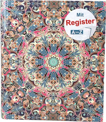 Produktbild von RNK Ringbuch Orient für A5 mit Register A-Z & 4 Ring-Mechanik