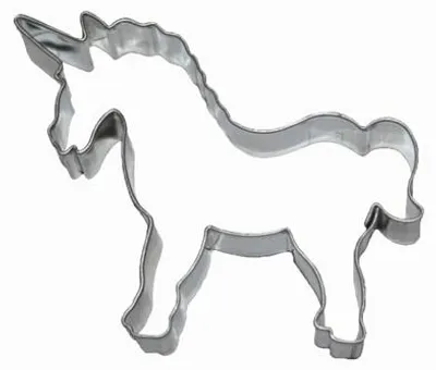 Produktbild von Keksa. Einhorn klein Edelstahl 70x57mm