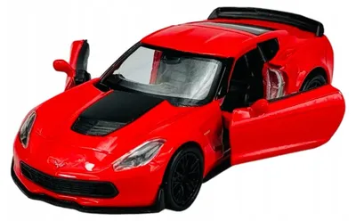 Produktbild von Welly Chevrolet Corvette Z06 2017 Modellauto Rot