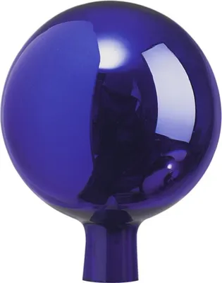 Produktbild von Rosenkugel aus Glas, 16cm, blau