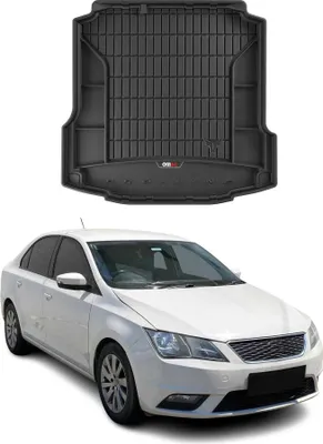Produktbild von OMAC Gummi Kofferraumwanne für Seat Toledo 2013-2019 TPE Laderaumwanne Schwarz