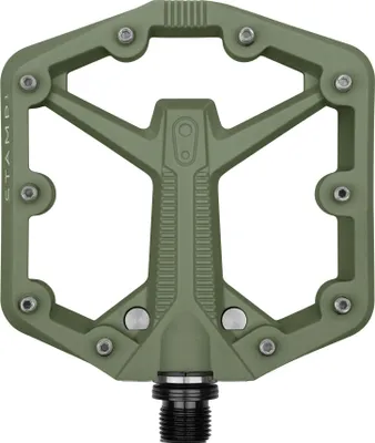 Crankbrothers Stamp 1 Gen 2 - Small, Plattform-Pedal - green