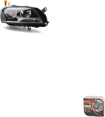 Productafbeelding van Koplampen + Osram Night Breaker Laser, geschikt voor VW Passat, rechts, onderdeelnummer 3AB941006, merk Johns