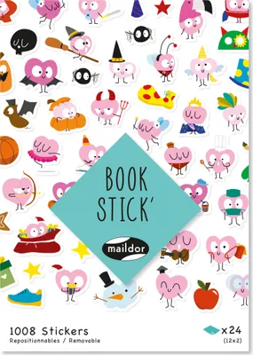 Produktbild von Maildor 5x Book Stick A5 Love - Mehrfarbig AE199C