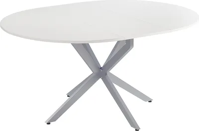 Obrázek produktu pro Vicco Jídelní stůl Loyd, 120 x 76.5 cm Rozšiřitelný, Bílá/šedá/Šedá