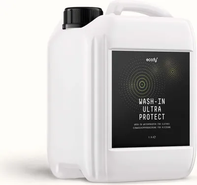 Produktbild von eco:fy Wash-In Ultra Protect Einwaschimprägnierung Imprägniermittel Textil Imprägnierung für Outdoor- & Funktionskleidung Baumwolle Synthetik Membran Leder Gore-Tex Sympatex Softshell