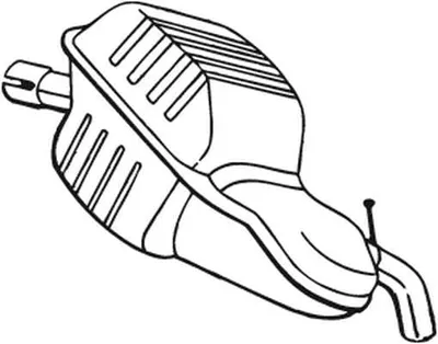 Produktbild von Bosal Endschalldämpfer  235-139