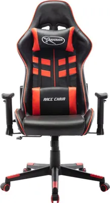 Produktbild von vidaXL Gaming-Stuhl Schwarz und Rot Kunstleder