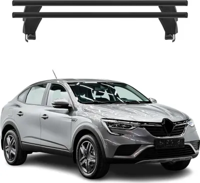 Obrázok produktu pre Základňa strešného nosiča Menabo pre Renault Arkana 2020-2025 hliníková čierna 2ks
