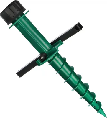 Produktbild von Parasolhalter zum Einschrauben - Bodenhülse für den Garten oder am Strand - Basis für Sonnenschirme - Erdanker