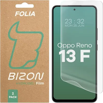 Produktbild von Bizon Glas Hydrogel Front Oppo Reno13 F [2 PACK]