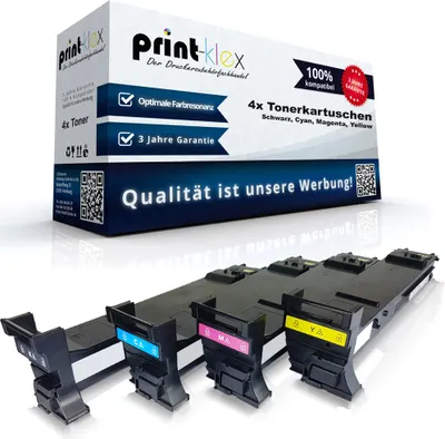 Produktbild von 4x Kompatible Tonerkartuschen Epson Aculaser CX28DN CX28DNC CX28DTN CX28DTNC C13S050493 C13S050493 C13S050493 C13S050493 Black Cyan Magenta Yellow - Office Pro Serie