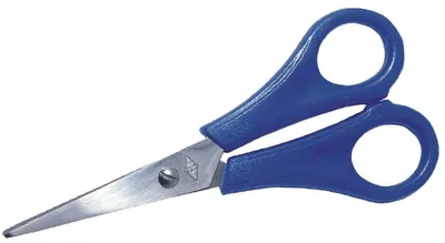 Produktbild von Bastelschere spitz 13 cm farbig sortiert Packung mit 12 Stück