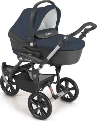 Produktbild von 3-in-1 Kombi-Kinderwagen Cortina X3 tris | Mehr Farben verfügbar | inkl. Babyschale, Fußsack & Wickeltasche