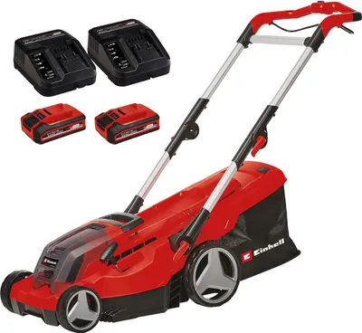 Zdjęcie produktu dla Einhell GE-CM 36/37 Li, Kosiarka zwykła, 400 m², 37 cm, 2,5 cm, 7,5 cm, 45 l