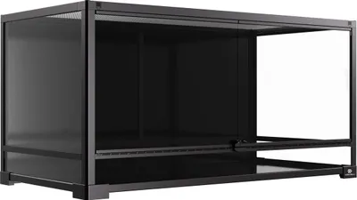 Produktbild von Terra Della Terrarium Knockdown schwarz, Maße: 90 x 45 x 45 cm