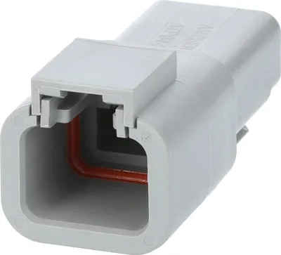 Produktbild von Amphenol AS-2SM 119 Kabelstecker ATP-Serie Stift, 2-polig, Crimpanschluss Isolationsdurchmesser 3,4mm - 4,95mm,