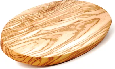 Produktbild von Frühstücksbrett aus Olivenholz, oval 25 cm