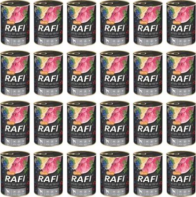 Produktbild von RAFI Schinken, Rindermägen, Blaubeeren, 24 x 400 g