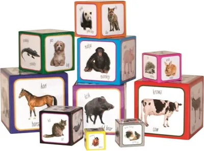 Produktbild von Tier-Spielpyramide - Montessori-Lernturm